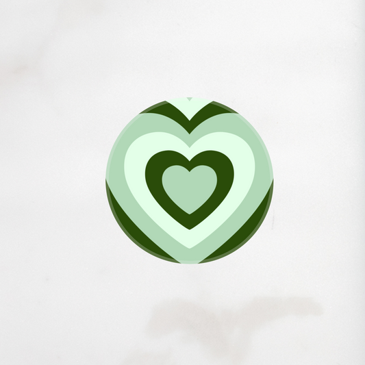 Green Everlasting Hearts Phone Grip