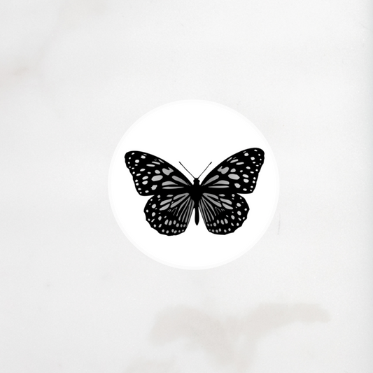 Black Butterfly Flare-Out Phone Grip
